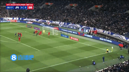 半场-远藤航进球被吹日本半场仅6射门+0射正 日本暂0-0巴林